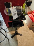 Ryobi grinder on heavy stand