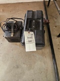 Battery charger, clamp, tool box