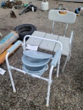 Potty chair, shower seat