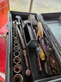 Toolbox with tools