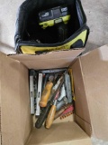Drill, cutters, levels