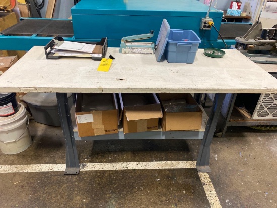 Workshop Bench W/ Contents