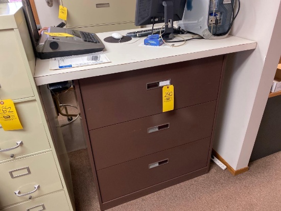 3 Drawer Filing Cabinet Work Table