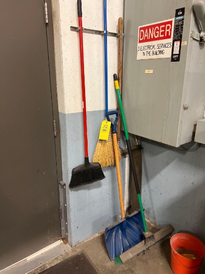 Brooms and Shovel