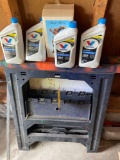 4 quarts oil - saw horses