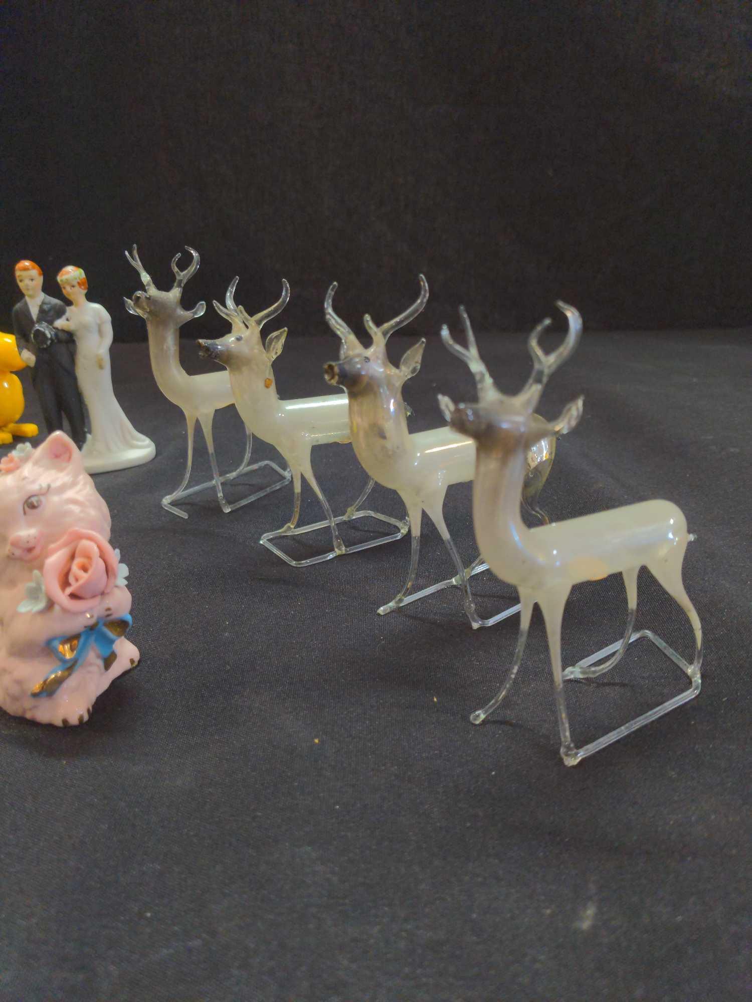 Germany Hand Blown Mercury Glass Deer lot | Proxibid, image size:1500x2000