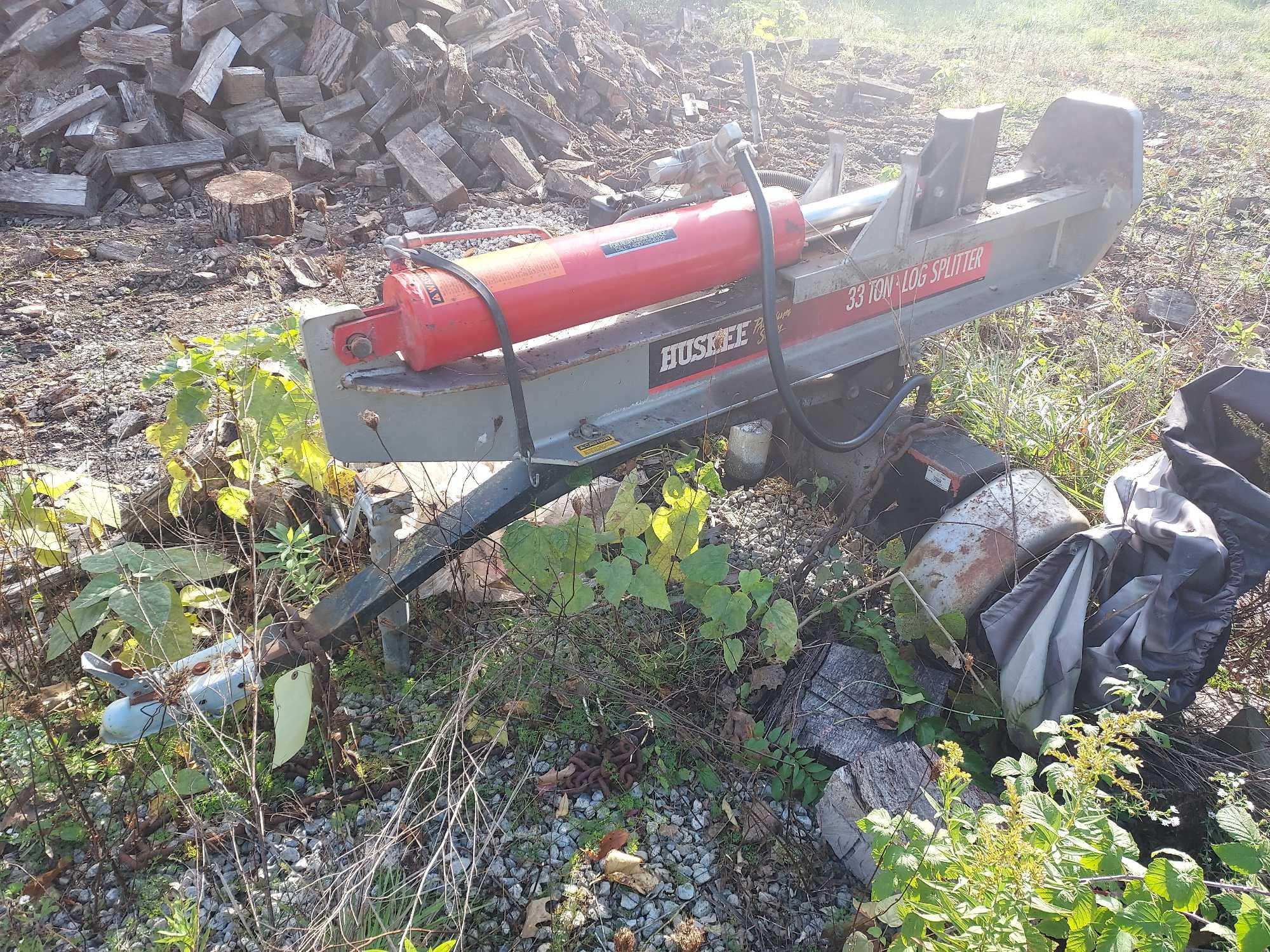 Huskee Premium Series 33 Ton Log Splitter Proxibid