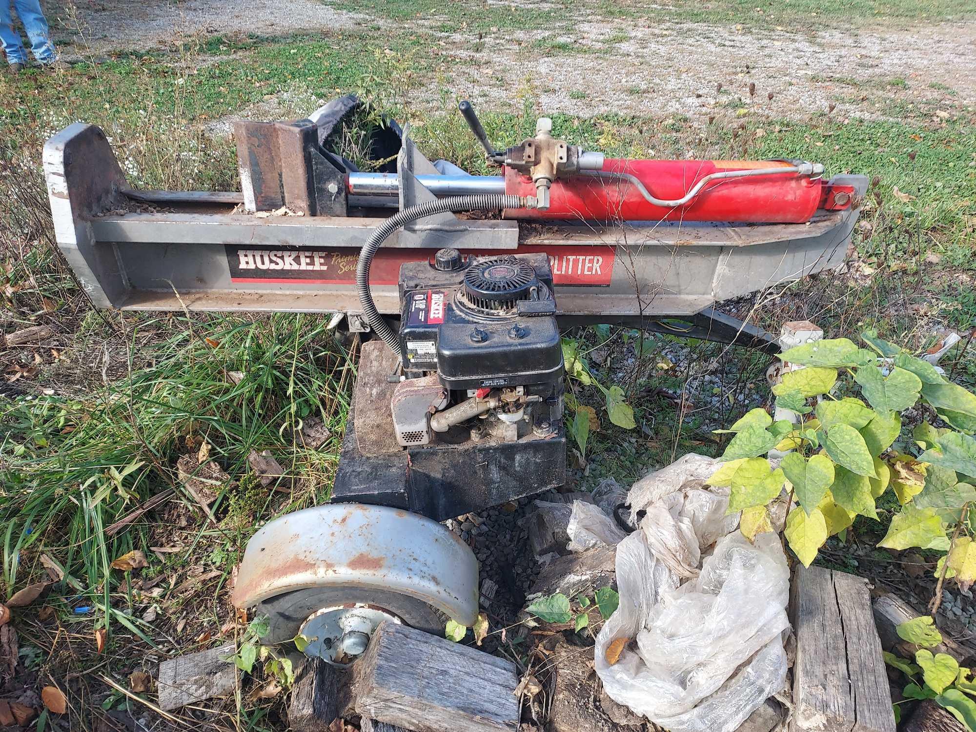 Huskee 33 ton log splitter deals