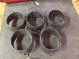 69 Mustang headlight trim rings