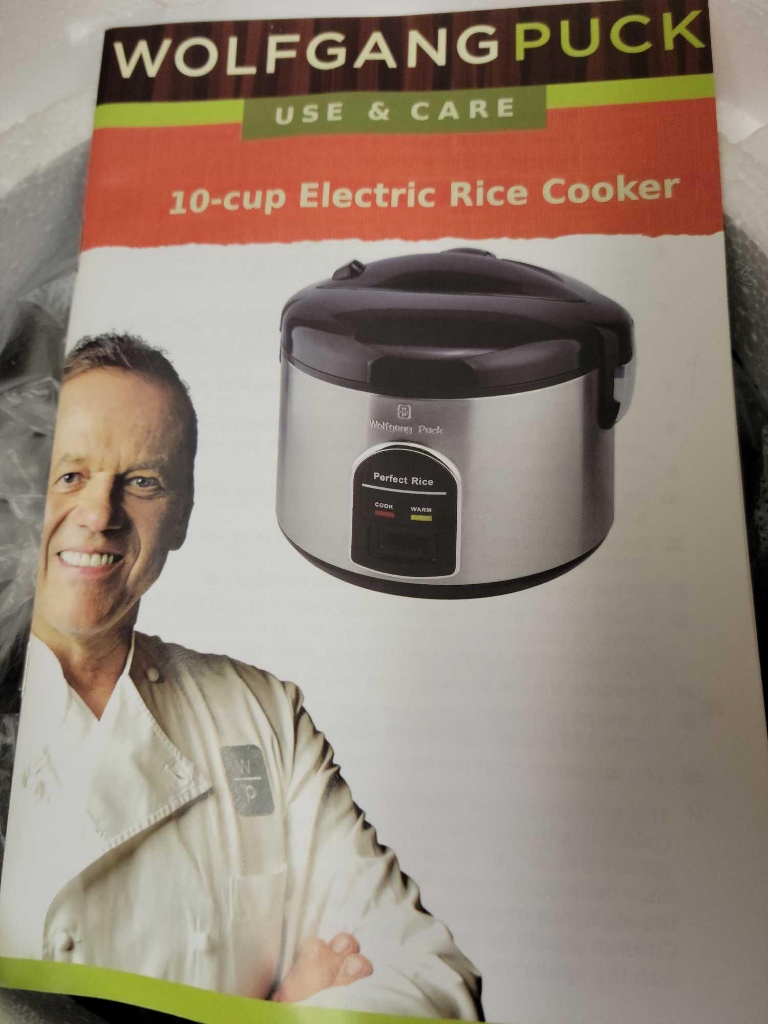 WOLFGANG PUCK RICE COOKER - Bid On Estates Auction Services
