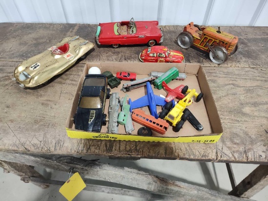 vintage toy cars tractor airplane | Online Auctions | Proxibid