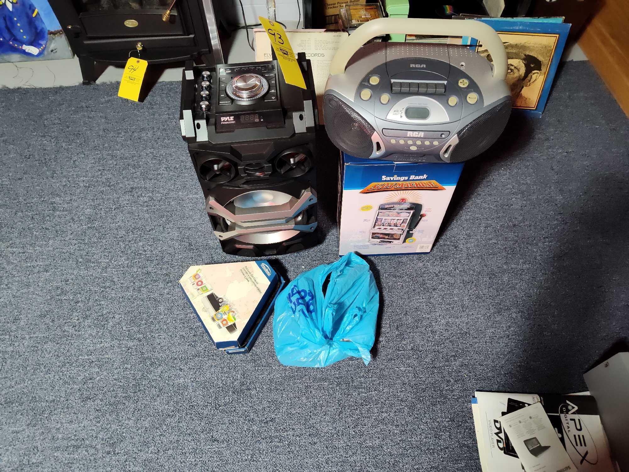 Pyle karaoke machine boom box slot machine Proxibid