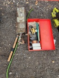 Toolbox with Welding Regulator etc and Live Trap