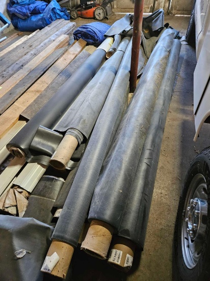 Rolls of Rubber Roofing