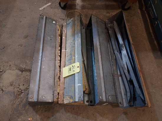 4 Metal Folding Sawhorses