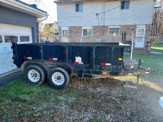 2012 Big Tex 12LX 12 Foot Tandem Axle Dump Trailer