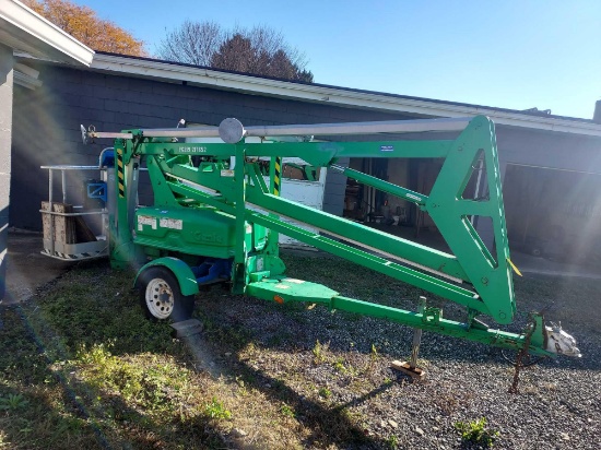 2002 Genie TMZ34 Boom Lift Trailer