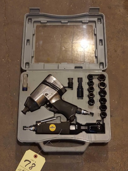 Vaper Pneumatic Impact, Ratchet, & Metric Socket Set