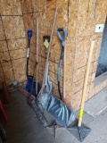 Assortment of Shovels & Yard Tools
