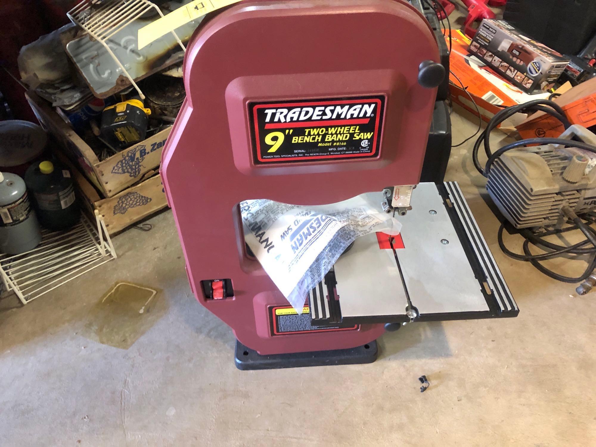 Tradesman 9 inch bandsaw Proxibid