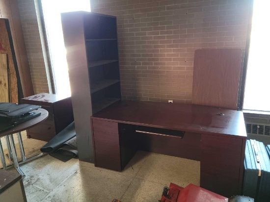 Desks, chairs