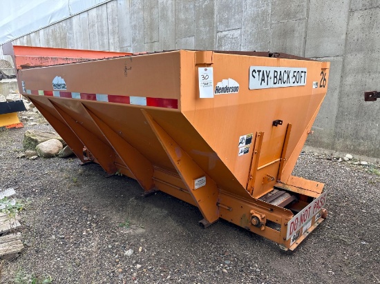 Henderson salt spreader, works