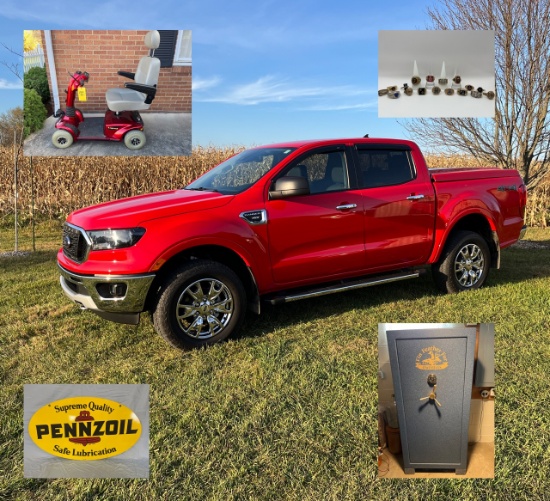 Kiko Auctioneers Auction Catalog '20 Ford Ranger Gas/Oil Mem