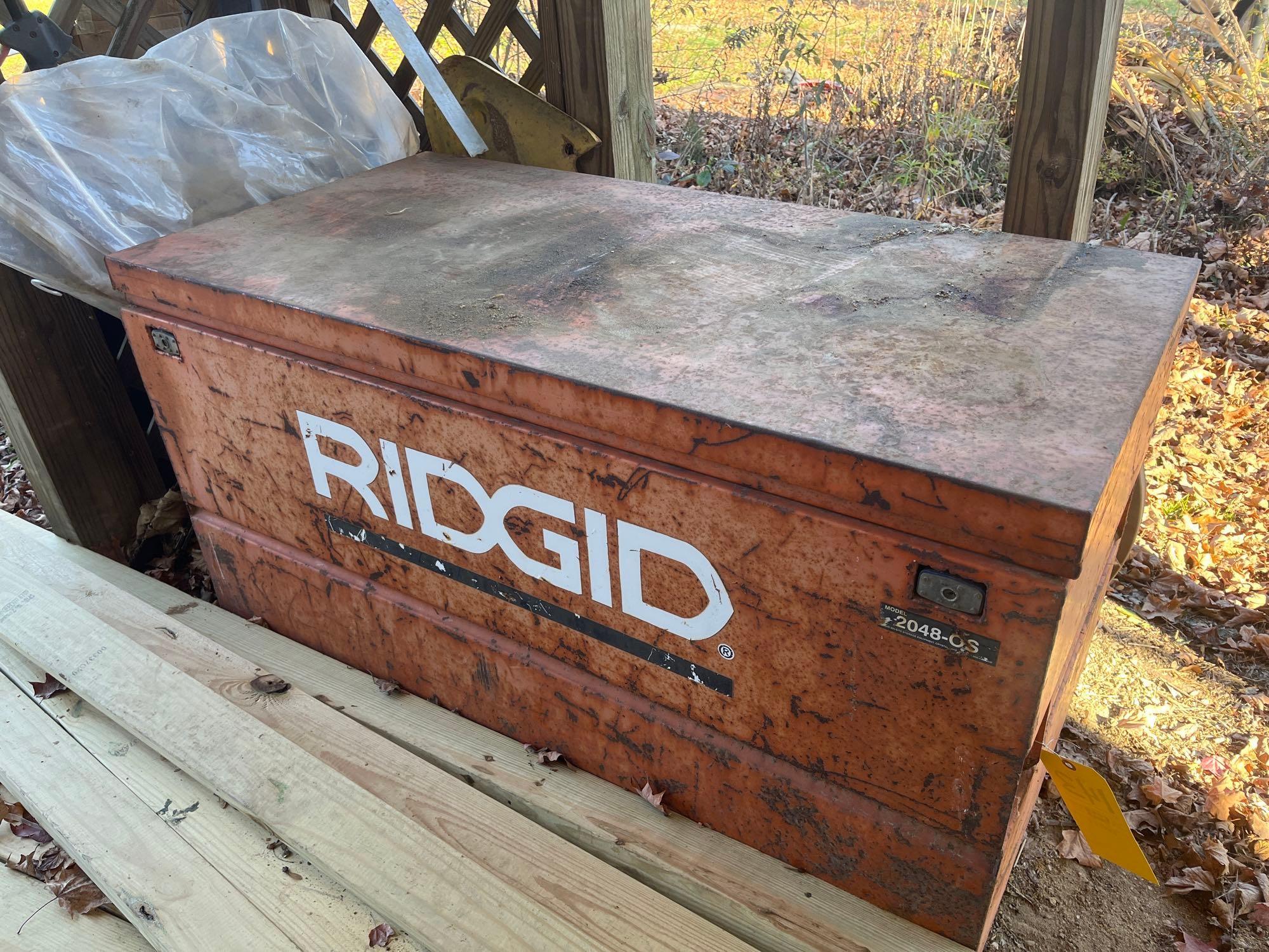 Ridgid job box w/ tools Proxibid