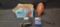 Wilson official footballs, NFL and Baltimore Colts themed transistor radios