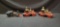 Pair of vintage Mississippi steam engines and Iron horse collector radios