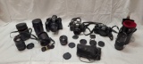 (3) Minolta X-700 35mm cameras, 1 with motor drive 1