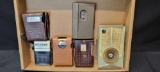 Box lot of vintage transistor radios, Zenith, King, Arvin, Westinghouse