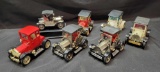 Group of metal and plastic antique 1917 1927 car radios