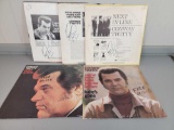 5 Signed Autographed Conway Twitty Albums Records LPs