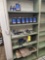Contents of Shelf Unit - Transfer Case Fluid, Slip Axle Lubricant Additive, VHS, Coffee Maker, &