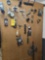 Contents of 2 Pegwall Racks - Removers, Installers, Adapters, Locking Tools, & Other Specialty