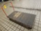 Wooden Top Metal Work Cart