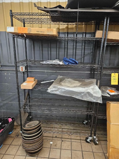 (3) 6 Foot Metal Shelving Units