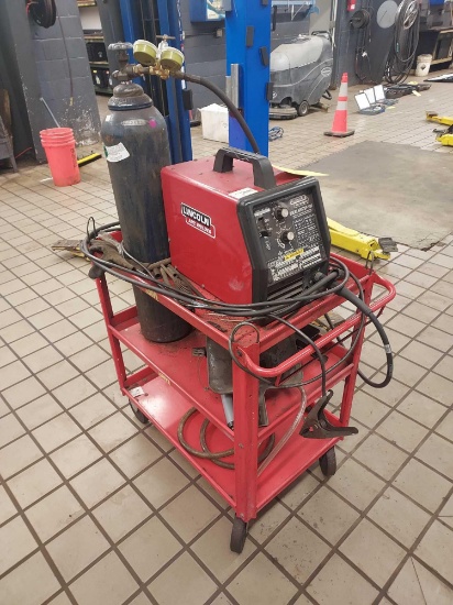 Lincoln Idealarc SP-100 Arc Welder Cart