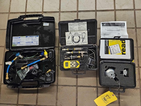 Stretch Belt Installation Kit, Kent-Moore Digital Remote Pressure/Vacuum Gauge, & A/C Oil Injection