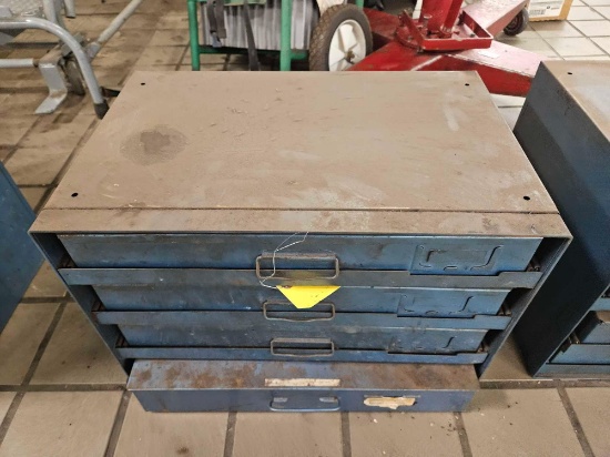 Organizer Box & Contents - Brass Fittings, Nuts, Washers, & Brake Hardware