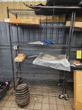 (3) 6 Foot Metal Shelving Units