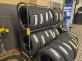 Metal Tire Rack - Holds Approx. 14 Tires