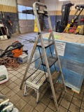 5 Foot Step Ladder & Small Stepstool