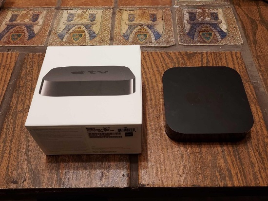 Apple TV System in Box - No Cables Present
