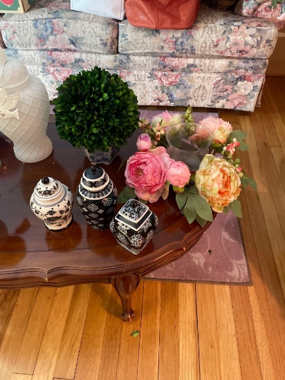 contents on the coffee table