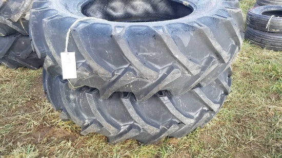 Farmax 20.8-38 tires new 10 ply bid times 2