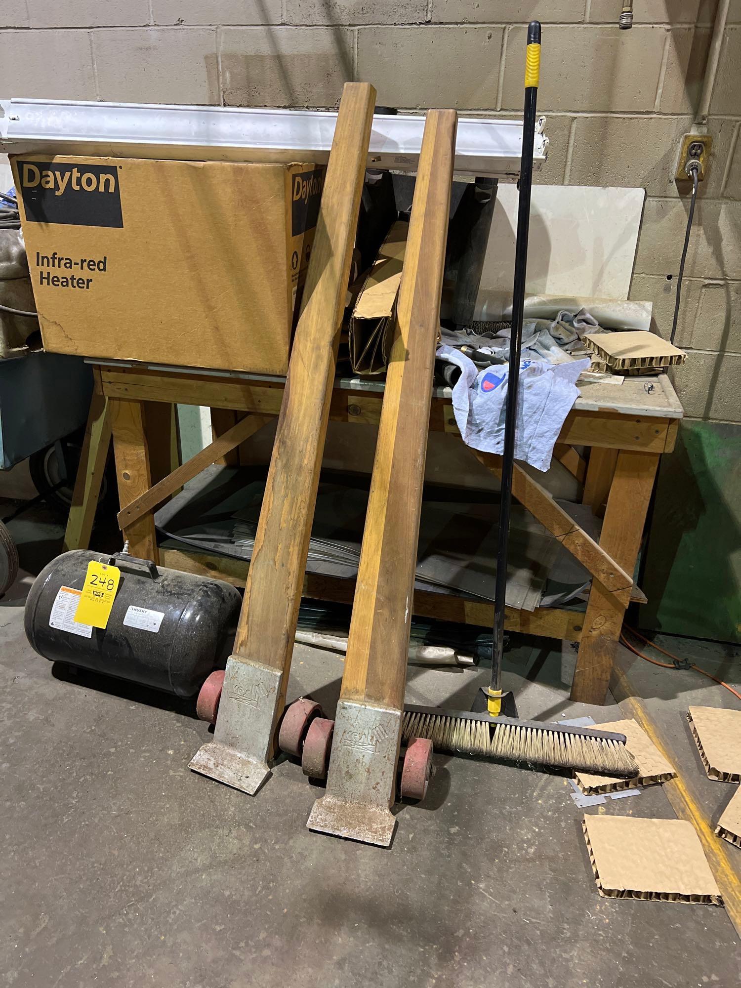 Workbench and Contents, Dollies, Air Tank Proxibid