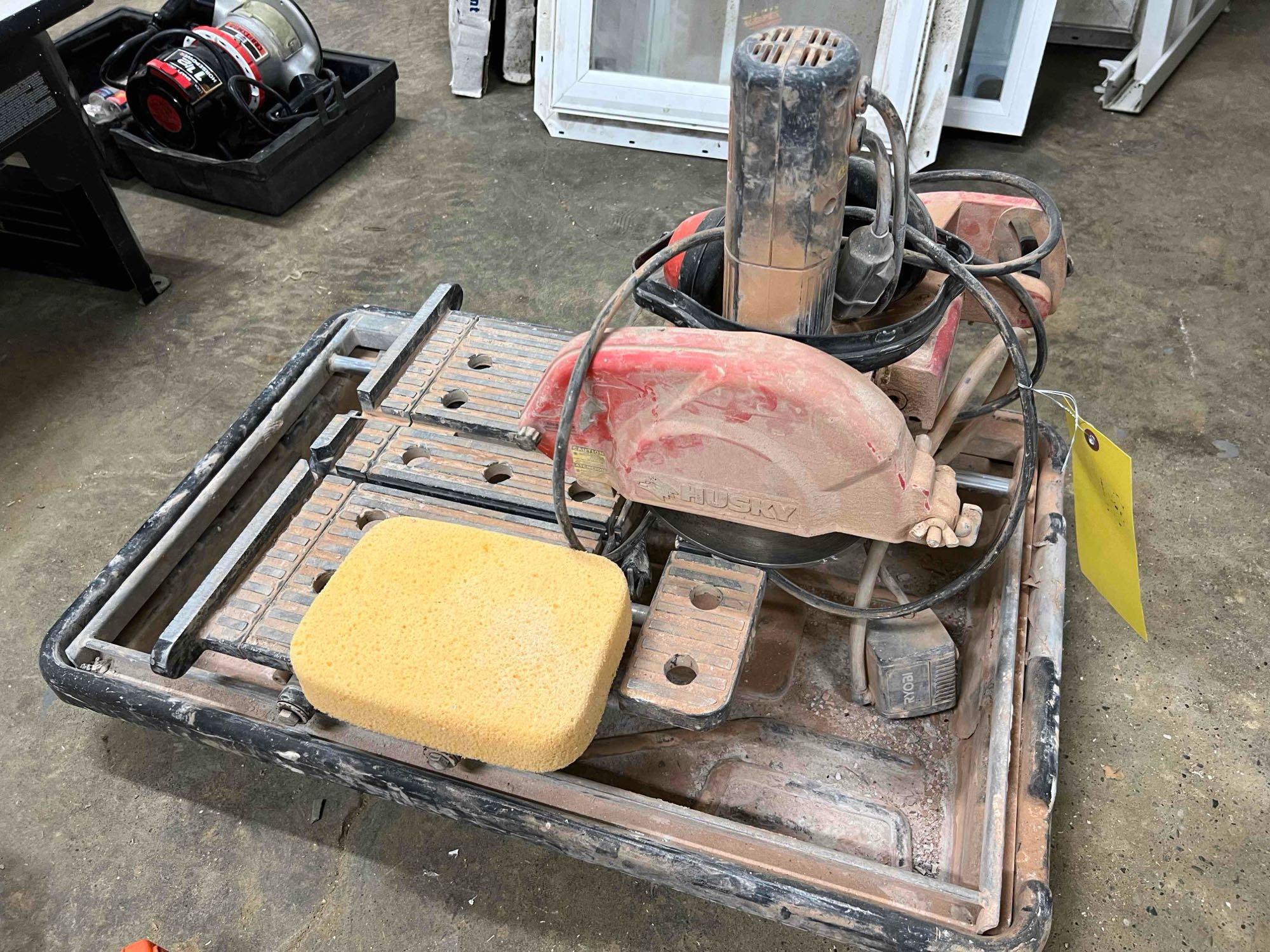 husky-wet-tile-saw-proxibid