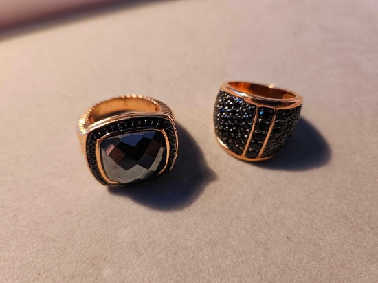 2 Bronze rings